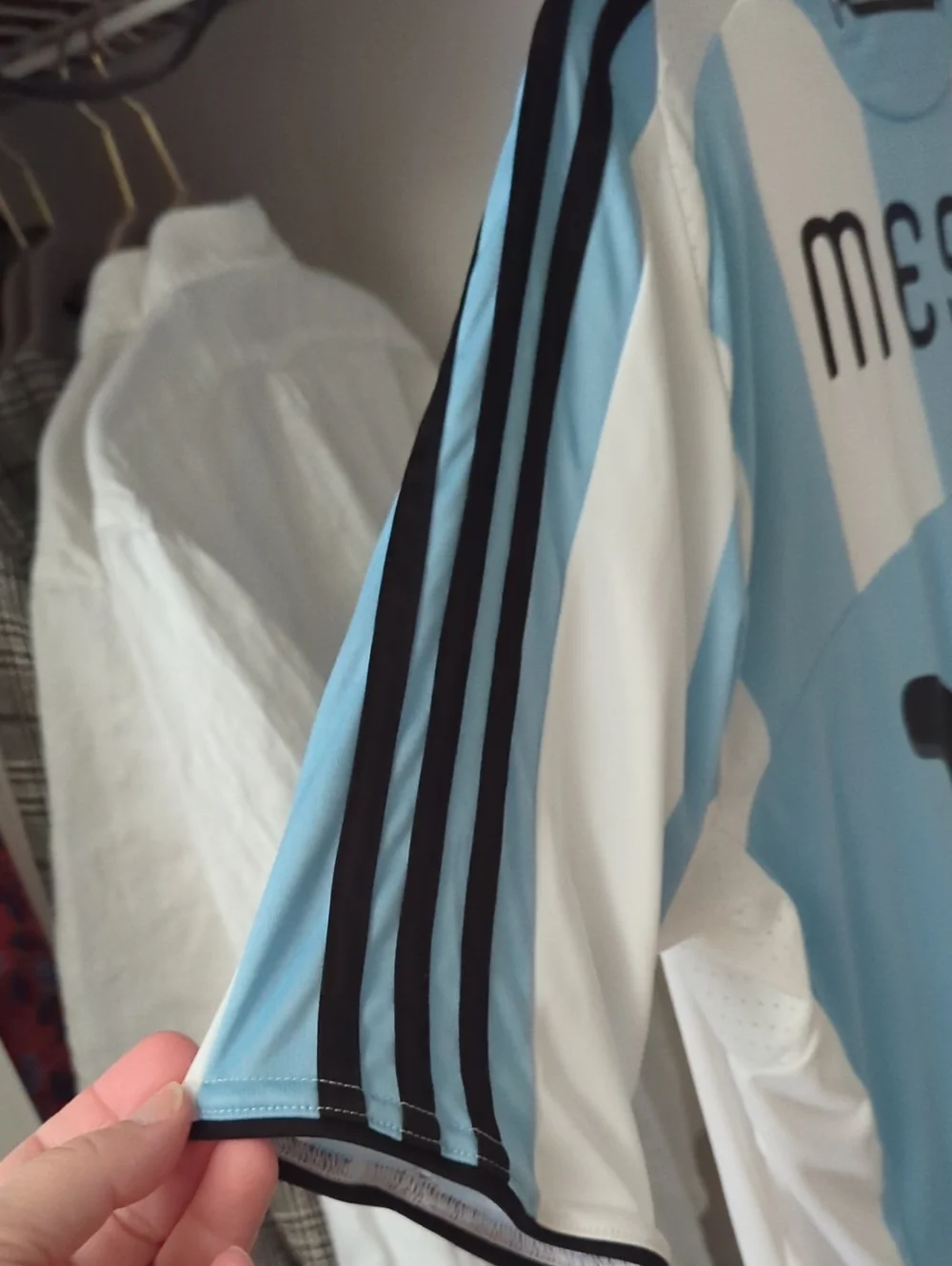 adidas  Messi Argentina Clima365 Performance Jersey Large